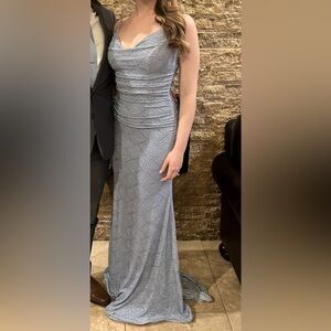 Elegant Blue Evening Gown